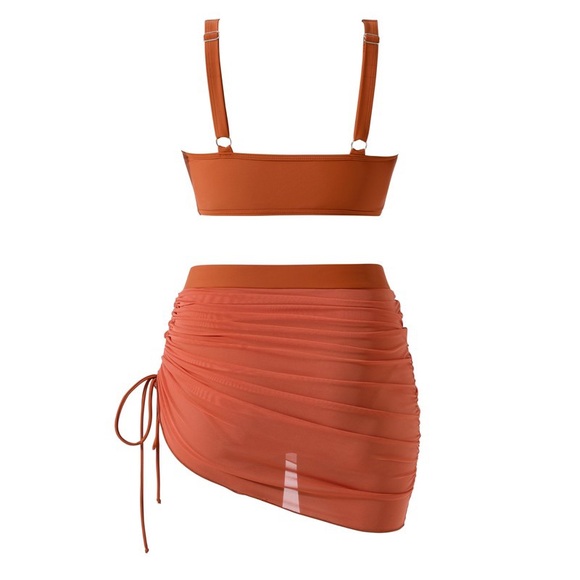 Orange Women's Swim Set - Picture 3 of 5